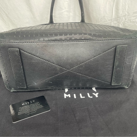 Milly leather satchel with shoulder strap and dust bag and card - Picture 6 of 13
